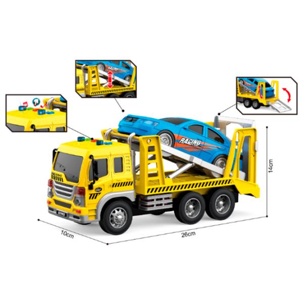 Mașină Wenyi Wrecker WY300G  / / Black Yellow photo 2 Mașină Wenyi Wrecker WY300G  / / Black Yellow photo 2