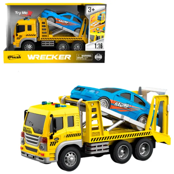 Mașină Wenyi Wrecker WY300G  / / Black Yellow photo 5 Mașină Wenyi Wrecker WY300G  / / Black Yellow photo 5