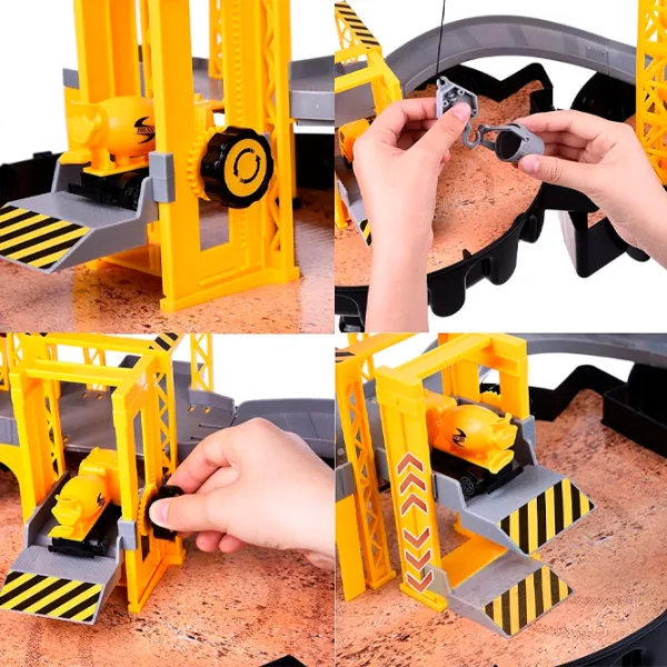 Интерактивная игрушка Wenyi Wheel Garage Track Station WY205 3+ / Черный Желтый photo 5 Интерактивная игрушка Wenyi Wheel Garage Track Station WY205 3+ / Черный Желтый photo 5