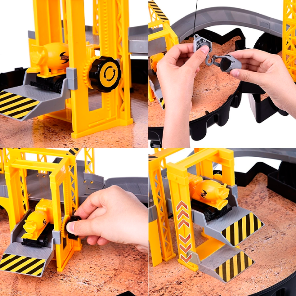 Интерактивная игрушка Wenyi Wheel Garage Track Station WY205 3+ / Черный Желтый photo 5 Интерактивная игрушка Wenyi Wheel Garage Track Station WY205 3+ / Черный Желтый photo 5
