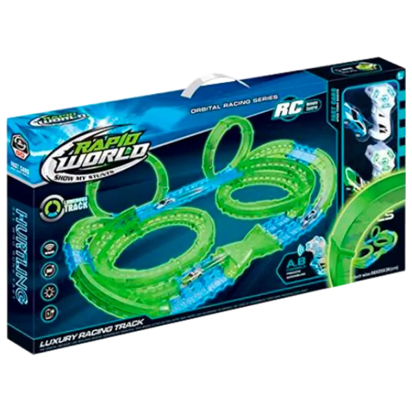 Pistă auto Essa Toys Luxury Racing Track 6688-611  / / Blue Green photo 1