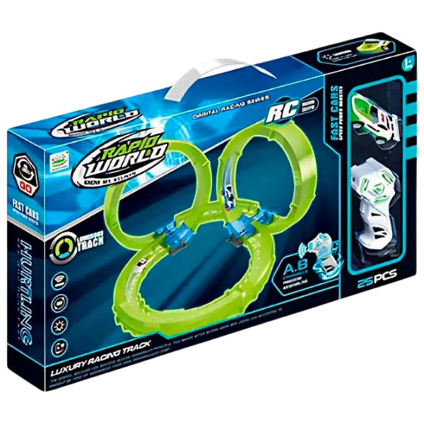 Pistă auto Essa Toys Luxury Racing Track 6688-608  / / Blue Green photo 1