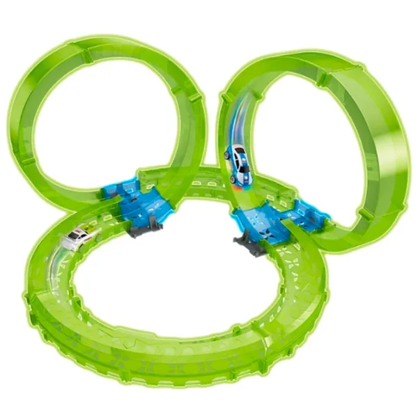 Pistă auto Essa Toys Luxury Racing Track 6688-608  / / Blue Green photo 2