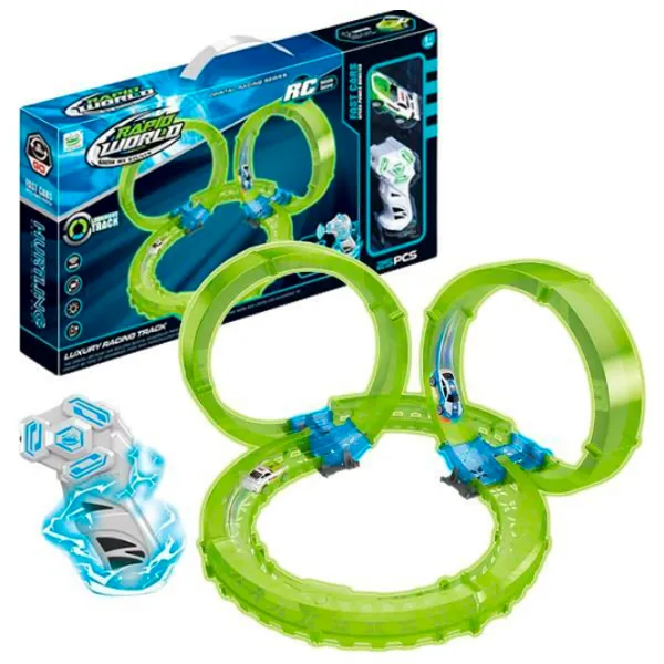 Pistă auto Essa Toys Luxury Racing Track 6688-608  / / Blue Green photo 4