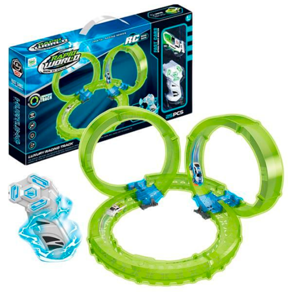 Pistă auto Essa Toys Luxury Racing Track 6688-608  / / Blue Green photo 4