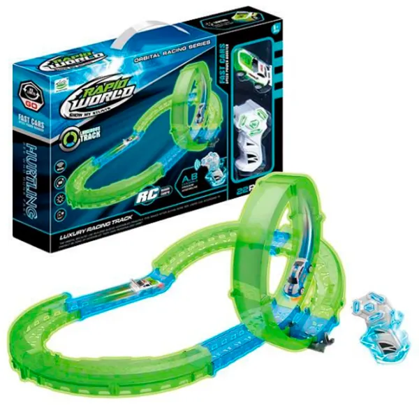 Pistă auto Essa Toys Luxury Racing Track 6688-602  / / Blue Green photo 3