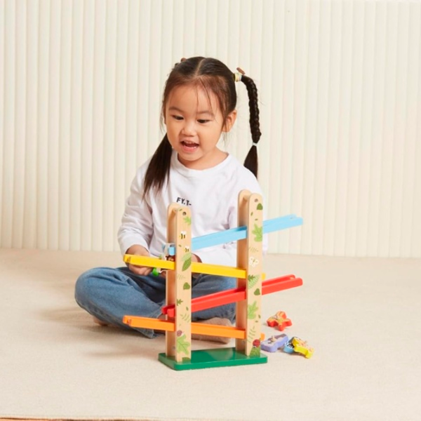 Jucărie interactivă VIGA Jungle Slider 44671 3+ / Multicolor Brown photo 3