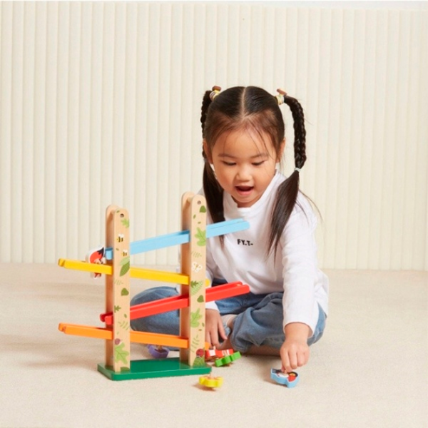 Jucărie interactivă VIGA Jungle Slider 44671 3+ / Multicolor Brown photo 4