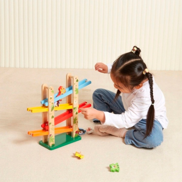 Jucărie interactivă VIGA Jungle Slider 44671 3+ / Multicolor Brown photo 5