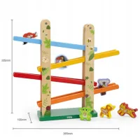 Интерактивная игрушка VIGA Jungle Slider 44671 3+ / Разноцветный Коричневый photo 6
