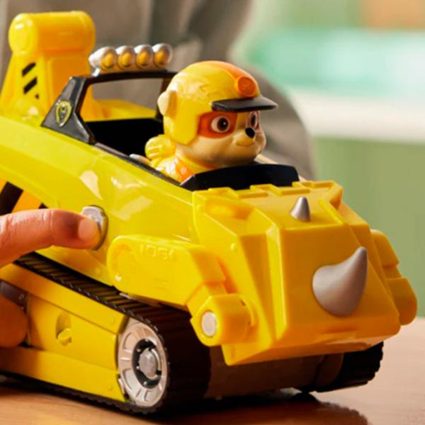 Бульдозер Spin Master Rubble's Rhino Vehicle 6067761  / / Серый Желтый photo 6 Бульдозер Spin Master Rubble's Rhino Vehicle 6067761  / / Серый Желтый photo 6