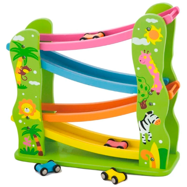 Интерактивная игрушка VIGA Car Slider 59610 2+ / Разноцветный Коричневый photo 2