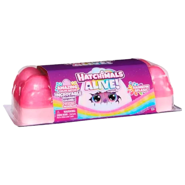 Интерактивная игрушка Spin Master Hatchimals Alive Rainbow Splash 6069777 3+ / Разноцветный Розовый photo 1 Интерактивная игрушка Spin Master Hatchimals Alive Rainbow Splash 6069777 3+ / Разноцветный Розовый photo 1