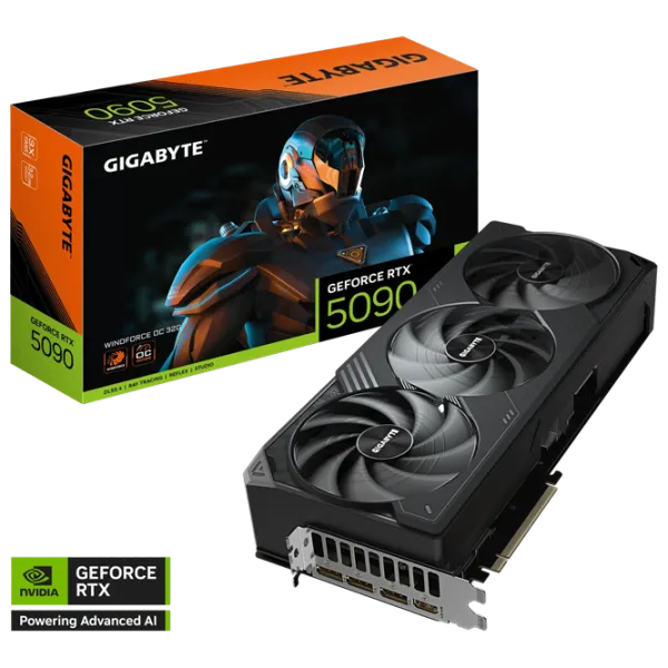 Placă video Gigabyte GeForce RTX 5090 WINDFORCE OC PCI Express x16 5.0 / 32 GB photo 10