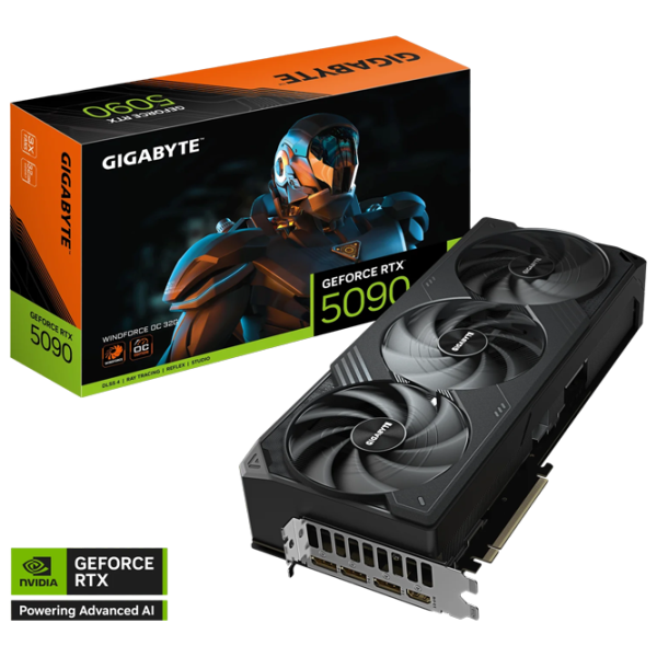 Placă video Gigabyte GeForce RTX 5090 WINDFORCE OC PCI Express x16 5.0 / 32 GB photo 10