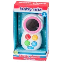 Интерактивная игрушка Alexis Baby Mix Music Phone HS-0513 6 месяцев / White Розовый