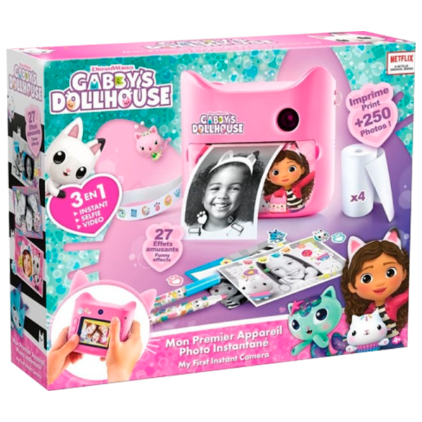 Фотоаппарат Canal Toys Gabby`s Dollhouse My first instant camera GAB005CL 4+ / Черный Разноцветный photo 1