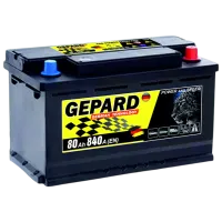 Авто аккумулятор Gepard L-3 840A / 80 Ач 