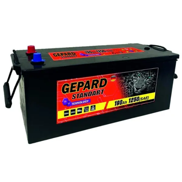 Авто аккумулятор Gepard Standart 1250A / 190 Ач  photo 1