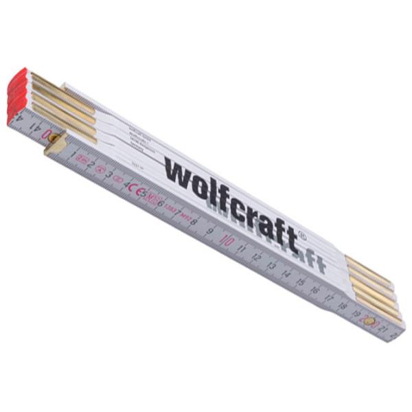 Метр Wolfcraft 5227000 2 м / Белый photo 1