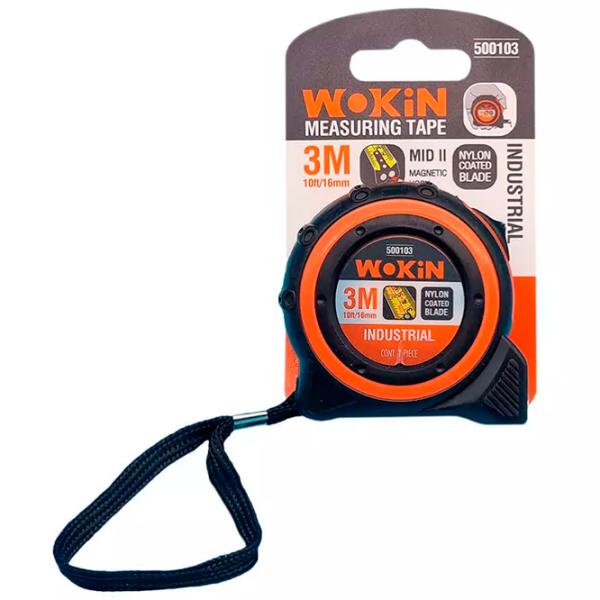 Ruletă Wokin 500103 3 m / Black photo 4