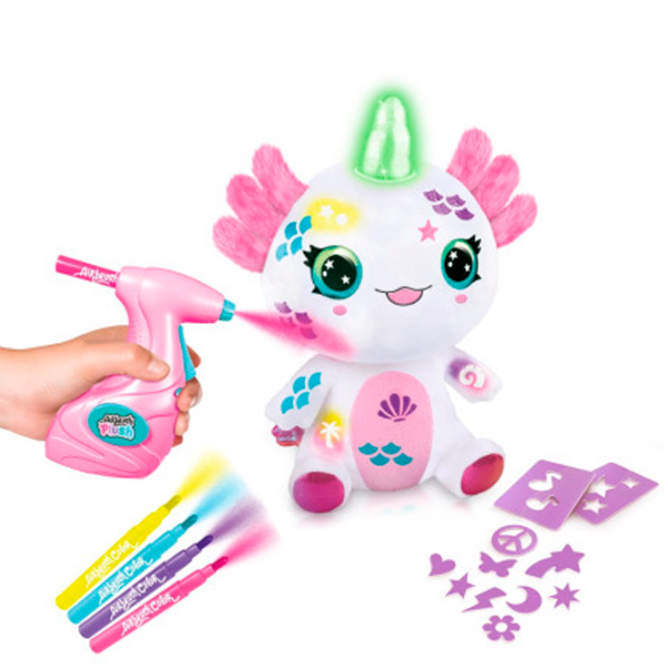 Креативный набор Canal Toys Airbrush Plush Axolotlcorn AIR049 6+ / Разноцветный Белый photo 5 Креативный набор Canal Toys Airbrush Plush Axolotlcorn AIR049 6+ / Разноцветный Белый photo 5