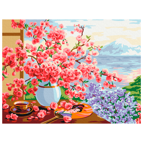 Pictură pe numere BrushMe Natură statică în stil japonez RBS51595FC 40 x 30 cm / Orizontală photo 1 Pictură pe numere BrushMe Natură statică în stil japonez RBS51595FC 40 x 30 cm / Orizontală photo 1