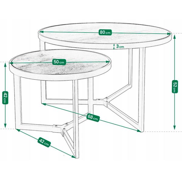 Журнальный столик Jumi CM-316348 5792742 Коричневый photo 6 Журнальный столик Jumi CM-316348 5792742 Коричневый photo 6