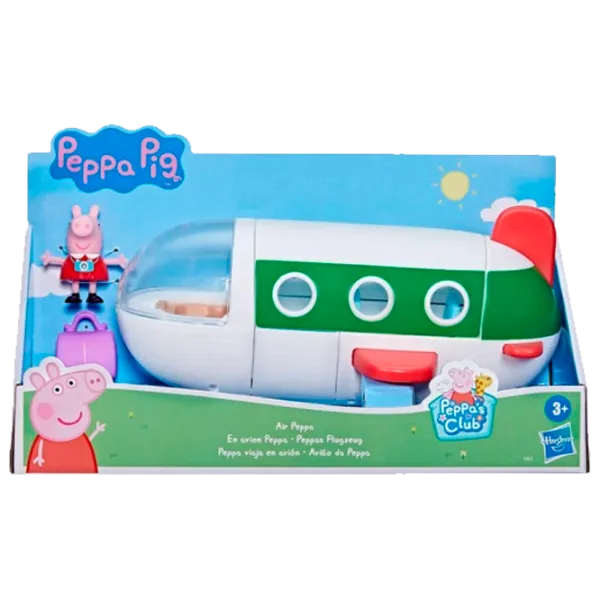 Интерактивная игрушка Hasbro Peppa Pig Самолёт Пеппы F3557 3+ / Разноцветный Белый photo 1 Интерактивная игрушка Hasbro Peppa Pig Самолёт Пеппы F3557 3+ / Разноцветный Белый photo 1