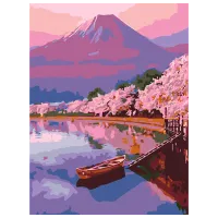 Картина по номерам BrushMe Утренняя береговая линия RBS32542FC 40 x 30 cm / Вертикальная