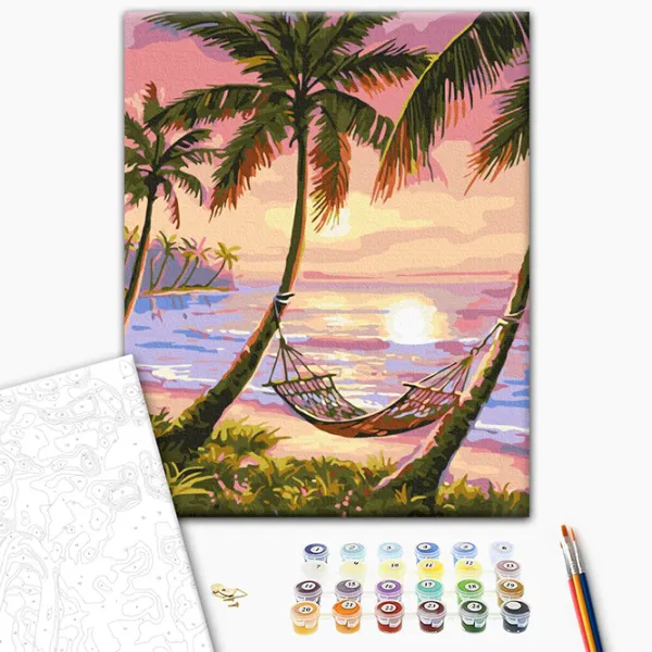 Pictură pe numere BrushMe Colț de paradis RBS4821FC 40 x 30 cm / Verticală photo 2 Pictură pe numere BrushMe Colț de paradis RBS4821FC 40 x 30 cm / Verticală photo 2