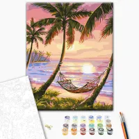 Картина по номерам BrushMe Райский уголок RBS4821FC 40 x 30 cm / Вертикальная photo 2