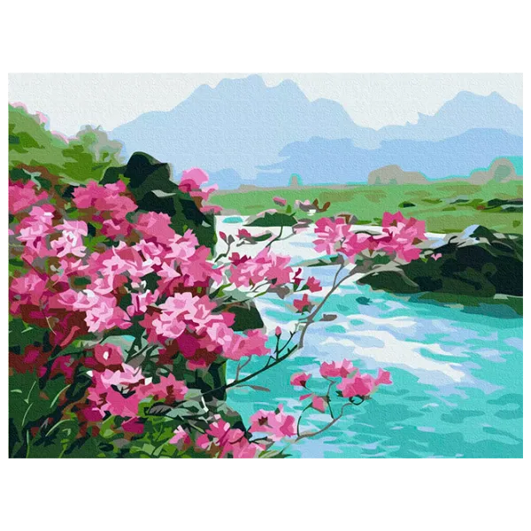 Pictură pe numere BrushMe Flori de munte RBS51394FC 40 x 30 cm / Orizontală photo 1 Pictură pe numere BrushMe Flori de munte RBS51394FC 40 x 30 cm / Orizontală photo 1