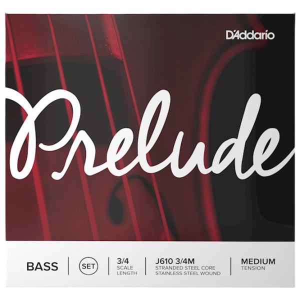 Corzi D'Addario Prelude Bass  Silver / Oțel photo 1