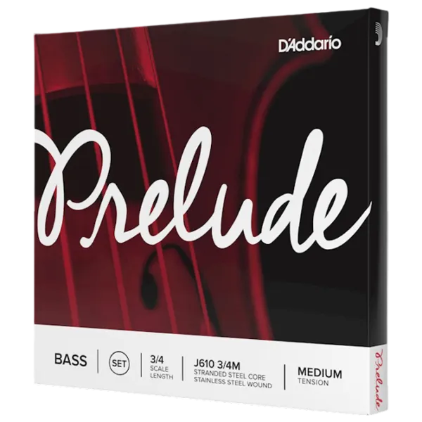 Corzi D'Addario Prelude Bass  Silver / Oțel photo 2