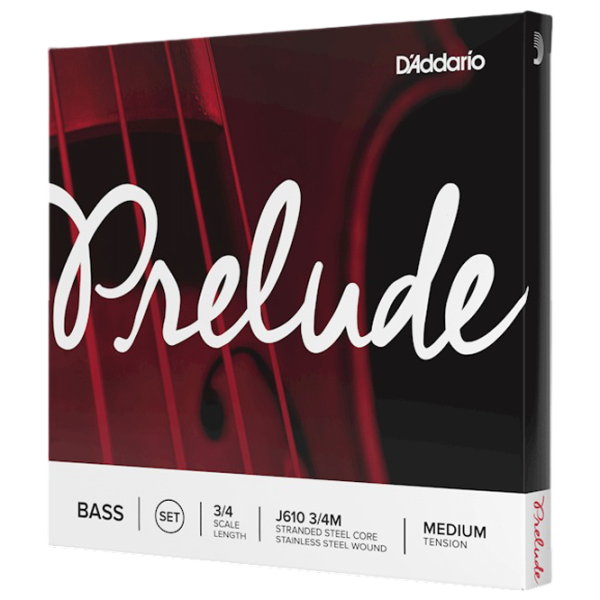 Corzi D'Addario Prelude Bass  Silver / Oțel photo 2