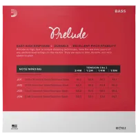 Струны D'Addario Prelude Bass Серебряный / Cталь photo 3