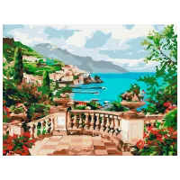 Картина по номерам BrushMe Вид на море RBS53740FC 40 x 30 cm / Горизонтальная