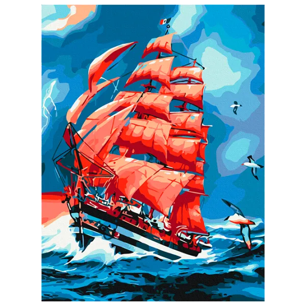 Pictură pe numere BrushMe Pânze purpurii RBS8794FC 40 x 30 cm / Verticală photo 1 Pictură pe numere BrushMe Pânze purpurii RBS8794FC 40 x 30 cm / Verticală photo 1