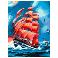 Pictură pe numere BrushMe Pânze purpurii RBS8794FC 40 x 30 cm / Verticală