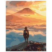 Pictură pe numere BrushMe Peisaj de vis BS43544FC 50 x 40 cm / Verticală