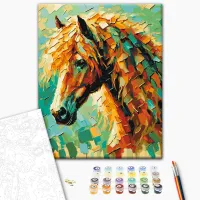 Картина по номерам BrushMe Кузнечик, Олег Лобурак BS54165FC 50 x 40 см / Вертикальная photo 3