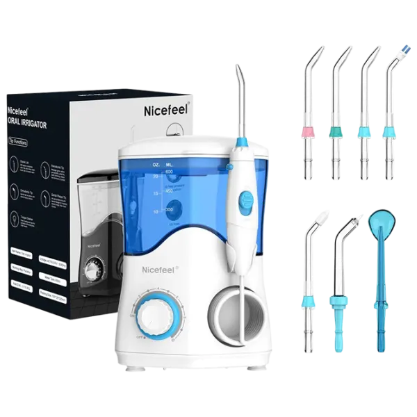 Irigator bucal Nicefeel FC162 Cu apă sub presiune / White photo 3
