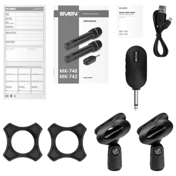 Microfon Sven MK-742 Black photo 7