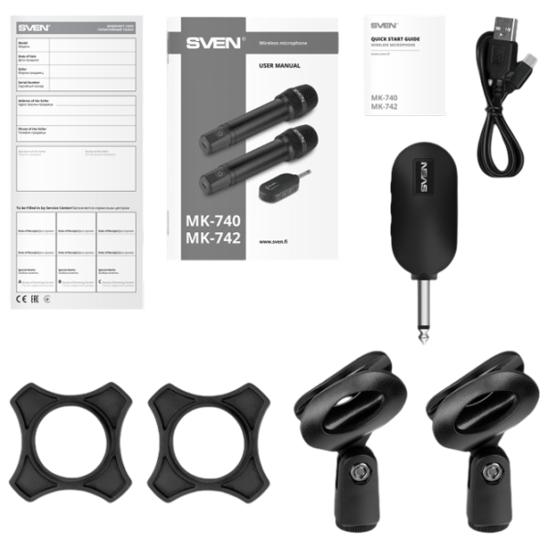 Microfon Sven MK-742 Black photo 7