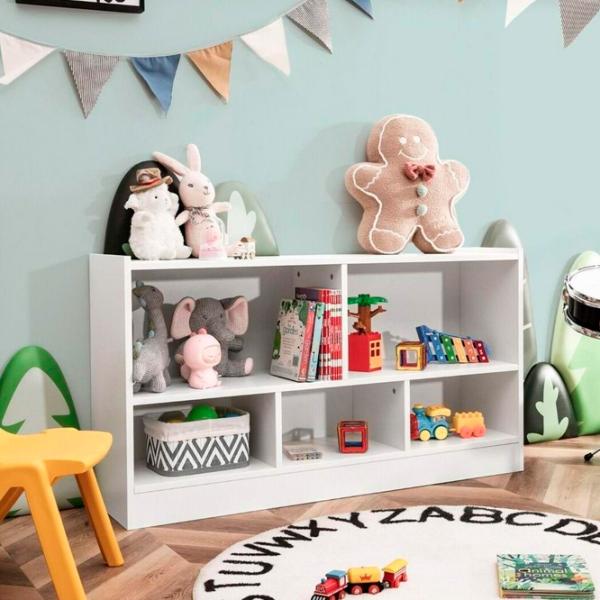 Шкаф для детеи Costway CB10297WH ПВХ / White photo 3 Шкаф для детеи Costway CB10297WH ПВХ / White photo 3