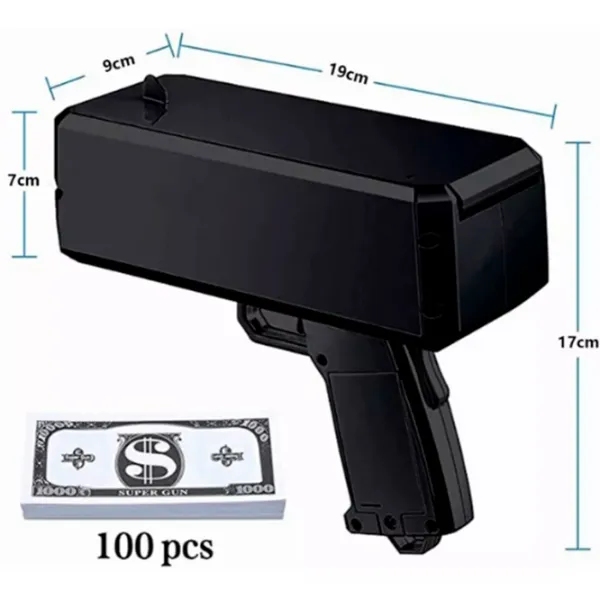 Pistol de jucărie Essa Toys 2022-3  6+ / Bancnote / Black photo 5