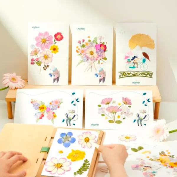 Set de creație Mideer Discovery Collection Nature Art MD1430 3+ / Multicolor Green photo 5