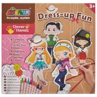 Set de creație Avenir Art anytime, anywhere Dress-up Fun MKCH1017 3+ / Multicolor Brown