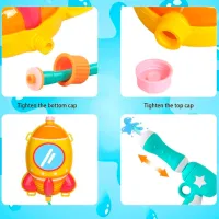 Pistol cu apă Essa Toys Racheta 182-10/236-1 6+ / Apă / Blue photo 6